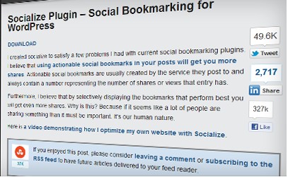 socialize plugin